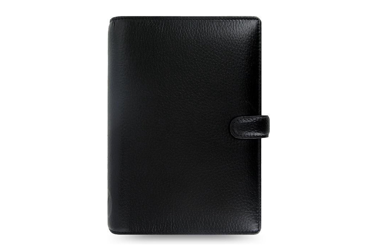 Filofax Personal Finsbury Black Organiser